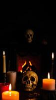 Skull and Candles photo