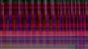 A colorful pattern of dots on a black background video