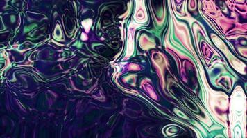Abstract colorful acrylic paint inks movement, concept of art and fine art. Motion. Light flares on liquid psychedelic substance, seamless loop. video