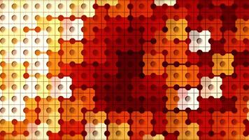 Red background. Motion. A mosaic of red color in an abstraction in which different red shades of color are flashing. video