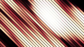 abstrato vibrante vermelho e laranja cor diagonal linhas em uma Preto fundo, desatado laço. movimento. velozes fluindo listras animação. video