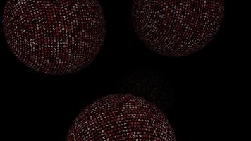 Abstract Motion Graphic Elements Shaping and Forming Backdrop video
