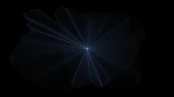 An image capturing dynamic energy beams with abstract light patterns on a dark, glowing background video