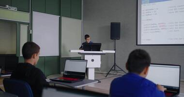 Pupils In Computer-Based Classroom Studying Programming Languages And Modern Technology video