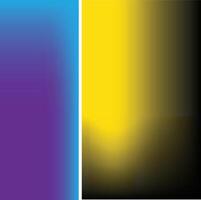 Gradient theme color transitions template set vector