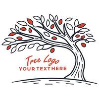 Tree Logo Resonate. vector