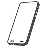 A drawing of a cell phone with a white background vector