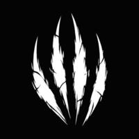The logo for the wolverine claws vector