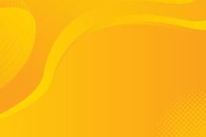 yellow wave abstract background vector
