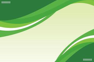 Green and white abstract background vector