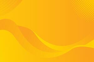 background wave yellow abstract design vector