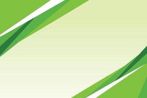 Green and white abstract background with diagonal lines vector
