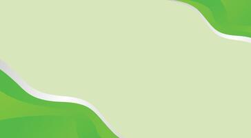 Green background with white lines and curves vector