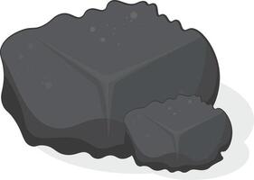 Rocks and stones illustration. Stones for Background of Natural Landscape. Element of Mountain and Forest vector