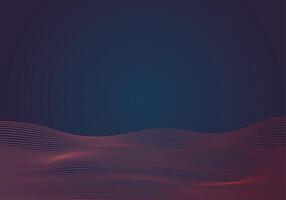 abstract background wave gradient with lines vector