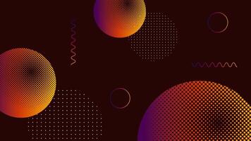 Modern geometric halftone design background vector