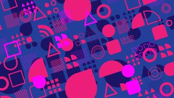 Geometric abstract background with bright colors and dynamic shape compositions suitablle for poster design, banner template and graphic layout vector