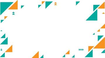 Abstract green and yellow geometric background vector
