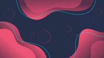 Modern abstract fluid gradient colorful background vector