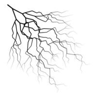 Sign thunderstorm, peals thunder, stormy dangerous weather lightning vector