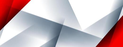 white and red overlapping stripes background for business corporate banner design vector