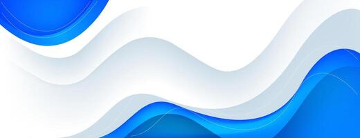 blue abstract background with wave vector