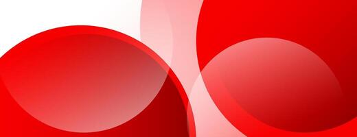 red abstract background with circles vector