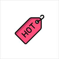 Hot price tag icon price tag icon price tag icon vector
