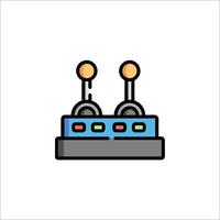 A game controller icon on a white background vector
