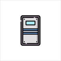 A computer icon on a white background vector