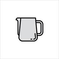 A pitcher icon on a white background vector