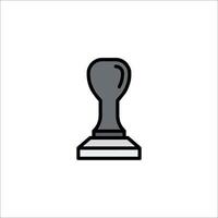 A stamp on a white background vector