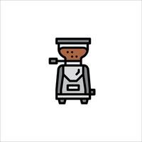 A coffee grinder icon on a white background vector
