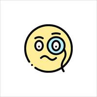 A cartoon eye with a tear in it vector