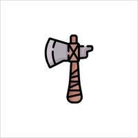 An axe icon on a white background vector