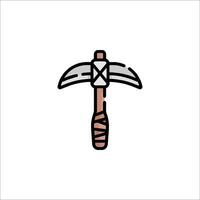 A hammer icon on a white background vector