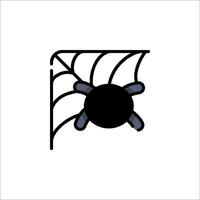 Spider web icon on white background vector
