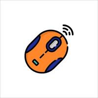 Mouse icon in flat style illustration vector