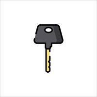 A key icon on a white background vector