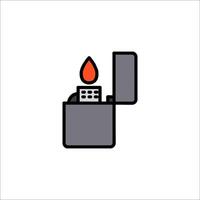 A lighter icon on a white background vector