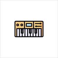 An icon of a keyboard on a white background vector