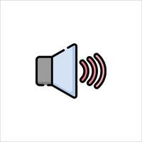 A speaker icon on a white background vector