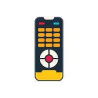 Modern tv remote control with buttons changing channels and volume vector