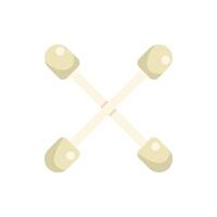 Shoe trees keeping pair of shoes in good condition vector