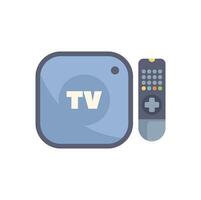 Smart tv box and remote control device for streaming vector