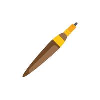 Cuban cigar lying on white background vector