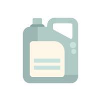 Plastic container with handle and blank label for cleaning products vector