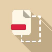 File sharing and transferring data through online cloud storage vector
