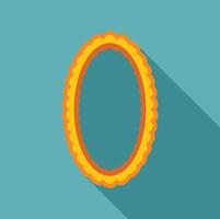 Round decorative frame with scalloped edges creating visual interest vector