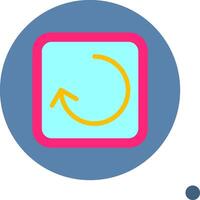 Reload Colorful Icon Icon vector